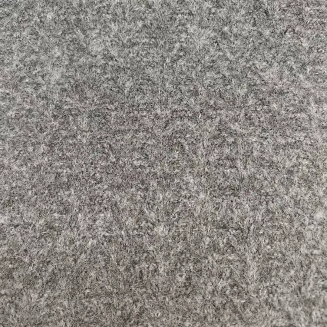 China Yarn for Open Cardigan (Sweater),Full-Zipper Cardigan (Sweater),Half-Zipper Cardigan (Sweater) Mossy Yarn Fancy Yarn Recycled Polyester Recycled Nylon RWS Wool Spandex Gray color buy from China wholesaler bulk order at wholesale price free worldwide shipping Alibaba