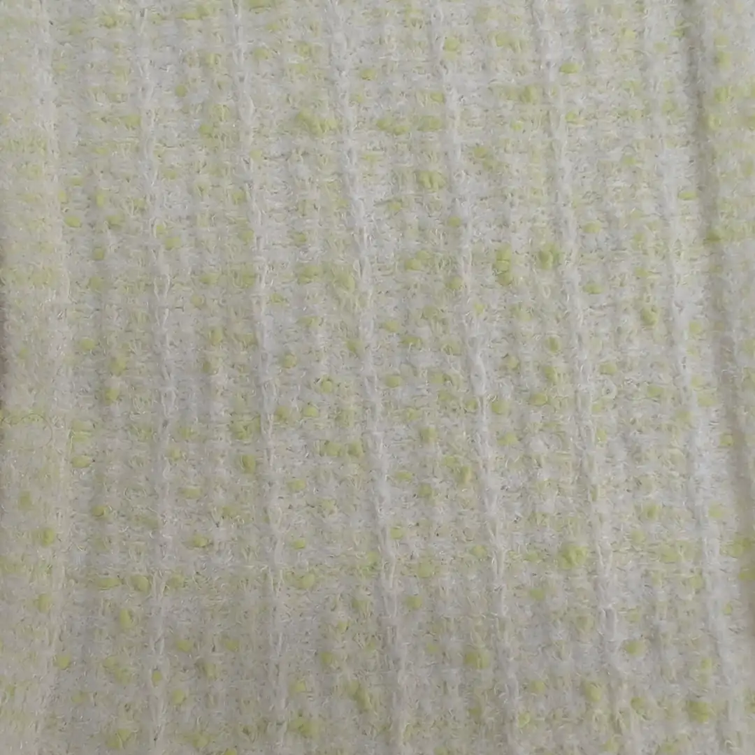 China Yarn for Hoodie,Open Cardigan (Sweater),Crew Neck Pullover (Sweater),Crop Top Pullover (Sweater) Teddy Yarn Fancy Yarn Polyester Recycled Polyester white and green color buy from China wholesaler bulk order at wholesale price free worldwide shipping Alibaba