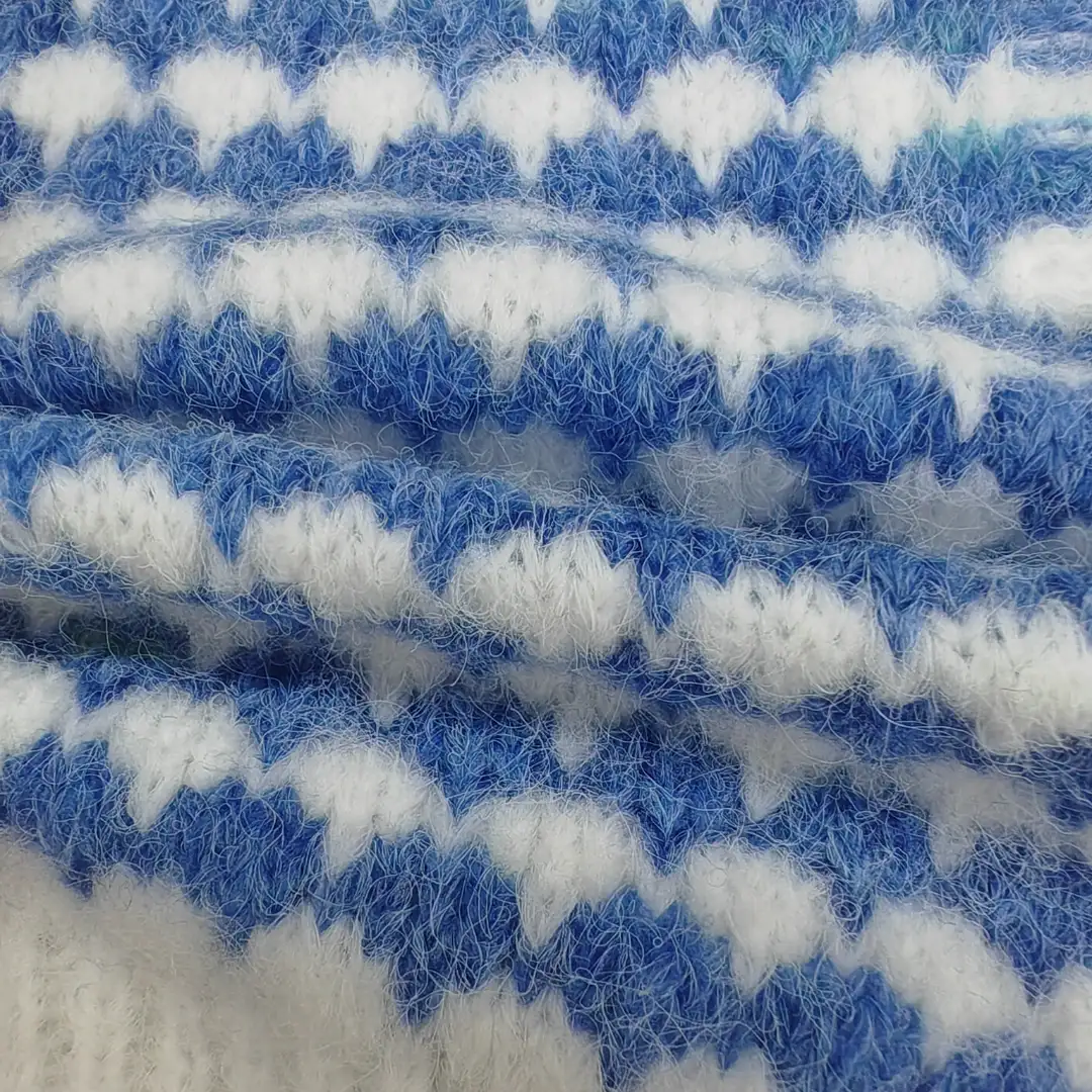 China Yarn for Hoodie,Open Cardigan (Sweater),Crew Neck Pullover (Sweater),Crop Top Pullover (Sweater) Air Spun Yarn Fancy Yarn Nylon Acrylic Polyester Blue and white color buy from China wholesaler bulk order at wholesale price free worldwide shipping Alibaba