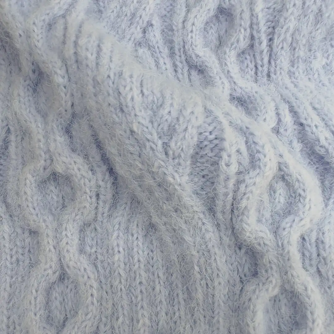 China Yarn for Hoodie,Open Cardigan (Sweater),Round Neck Pullover (Sweater),Crop Top Pullover (Sweater) Air Spun Yarn Fancy Yarn Nylon Acrylic Polyester Blue color buy from China wholesaler bulk order at wholesale price free worldwide shipping Alibaba