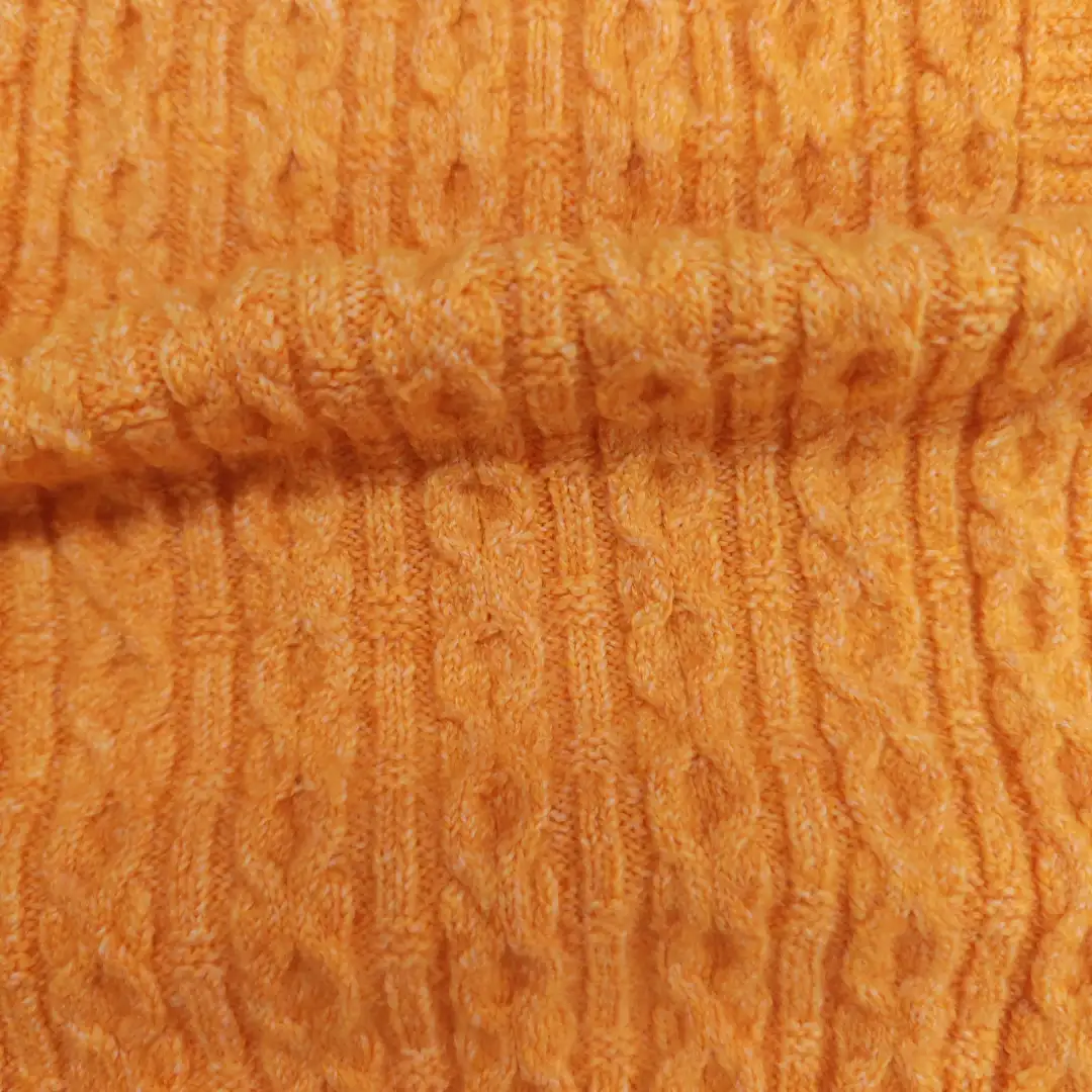 China Yarn for Crop Top,Hoodie,Half-Zipper Cardigan (Sweater),Crop Top Pullover (Sweater) Mossy Yarn Fancy Yarn Recycled Polyester Spandex orange color buy from China wholesaler bulk order at wholesale price free worldwide shipping Alibaba