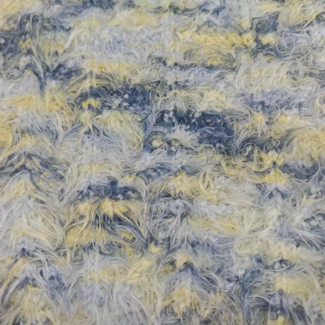 China Yarn for Crop Top,Hoodie,Open Cardigan (Sweater) Feather Yarn Fancy Yarn Nylon Polyester multicolor color buy from China wholesaler bulk order at wholesale price free worldwide shipping Alibaba