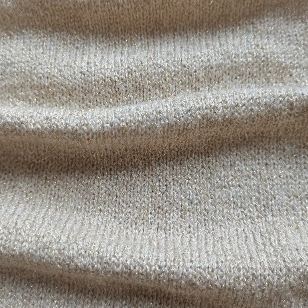 China Yarn for Ladies Vest (Sweater),Open Cardigan (Sweater),Round Neck Pullover (Sweater) Lurex Lurex Rayon Polyester Lurex Beige color buy from China wholesaler bulk order at wholesale price free worldwide shipping Alibaba