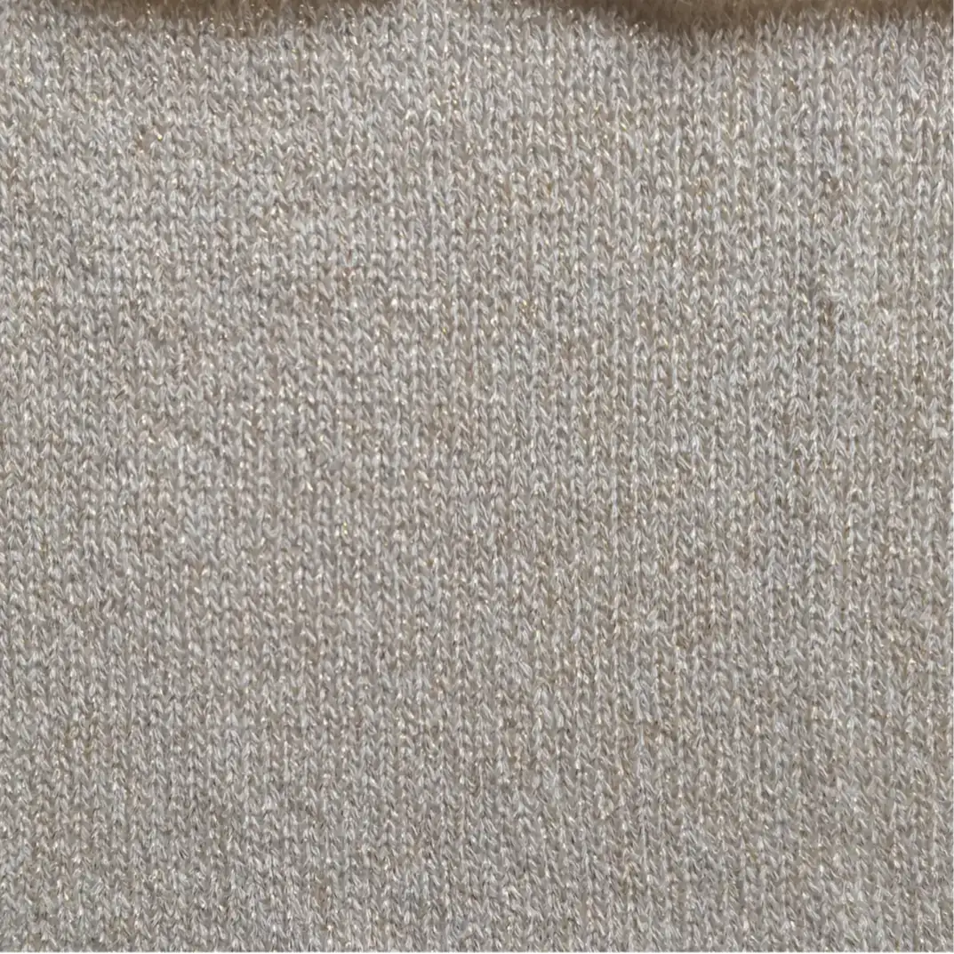 China Yarn for Ladies Vest (Sweater),Open Cardigan (Sweater),Round Neck Pullover (Sweater) Lurex Lurex Rayon Polyester Lurex Beige color buy from China wholesaler bulk order at wholesale price free worldwide shipping Alibaba