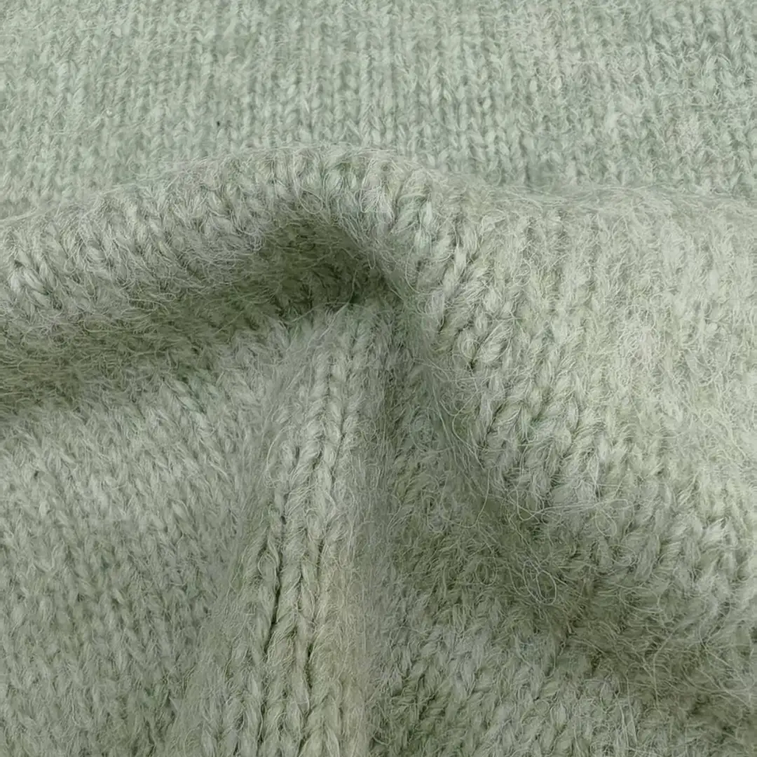 China Yarn for Open Cardigan (Sweater),Full-Zipper Cardigan (Sweater),Half-Zipper Cardigan (Sweater) Air Spun Yarn Fancy Yarn Acrylic Recycled Polyester Nylon Wool light green color buy from China wholesaler bulk order at wholesale price free worldwide shipping Alibaba