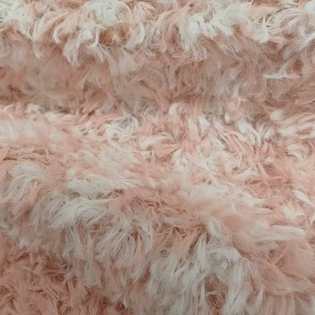 China Yarn for Hoodie,Open Cardigan (Sweater),Half-Zipper Cardigan (Sweater),Round Neck Pullover (Sweater) Teddy Yarn Fancy Yarn Polyester Nylon Pink color buy from China wholesaler bulk order at wholesale price free worldwide shipping Alibaba
