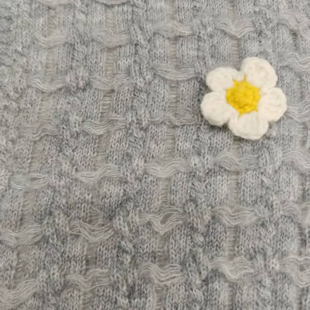 China Yarn for Open Cardigan (Sweater),Full-Zipper Cardigan (Sweater),Half-Zipper Cardigan (Sweater),Shirt Half Sleeve Zipper (Sweater) Mossy Yarn Fancy Yarn Acrylic Nylon Polyester Gray color buy from China wholesaler bulk order at wholesale price free worldwide shipping Alibaba