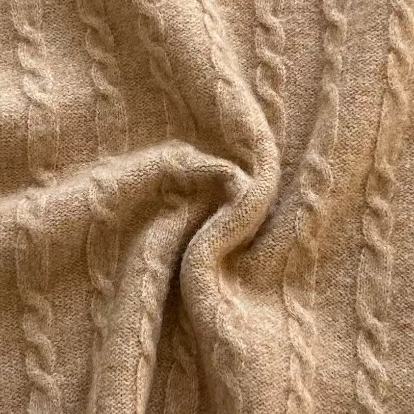 China Yarn for Ladies Vest (Sweater) Mossy Yarn Fancy Yarn Acrylic Nylon Recycled Polyester Spandex Light brown color buy from China wholesaler bulk order at wholesale price free worldwide shipping Alibaba