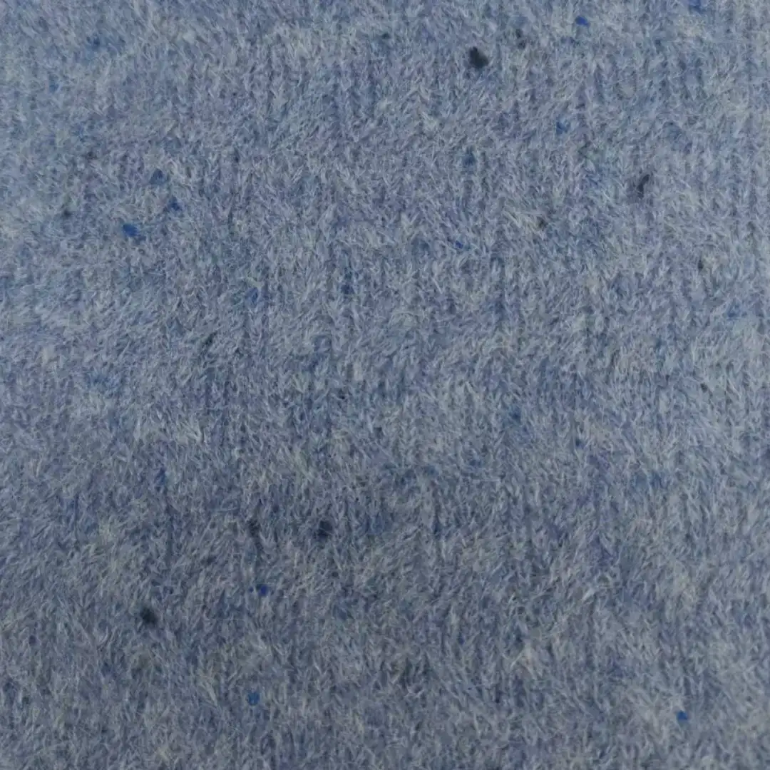 China Yarn for Open Cardigan (Sweater),Full-Zipper Cardigan (Sweater),Half-Zipper Cardigan (Sweater) Mossy Yarn Fancy Yarn Recycled Polyester Nylon Spandex BLUE color buy from China wholesaler bulk order at wholesale price free worldwide shipping Alibaba