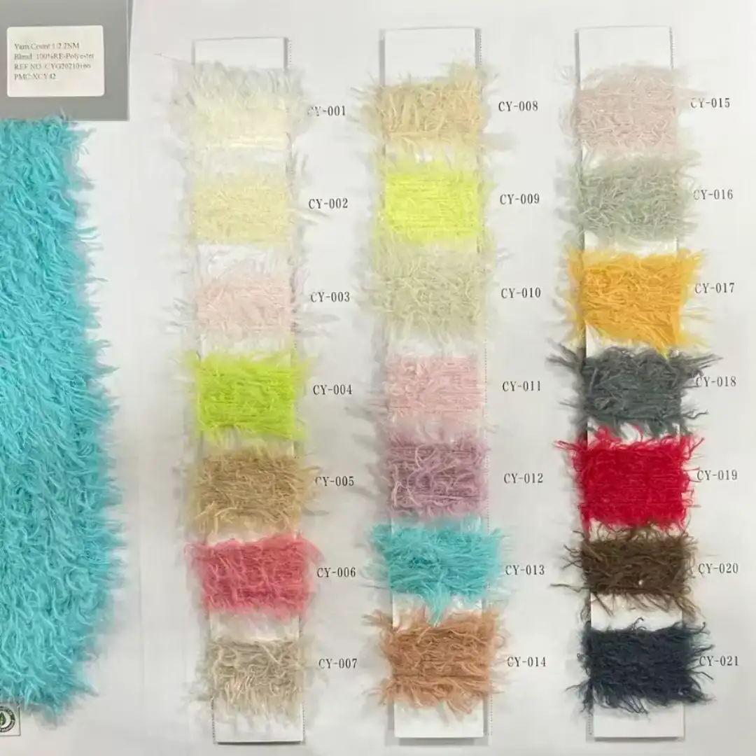 China Yarn for Open Cardigan (Sweater),Kids V-Neck Cardigan (Sweater),Tie-Front Cardigan (Sweater),Boys Collar Cardigan (Sweater) Mossy Yarn Fancy Yarn Recycled Polyester 白胚 color buy from China wholesaler bulk order at wholesale price free worldwide shipping Alibaba