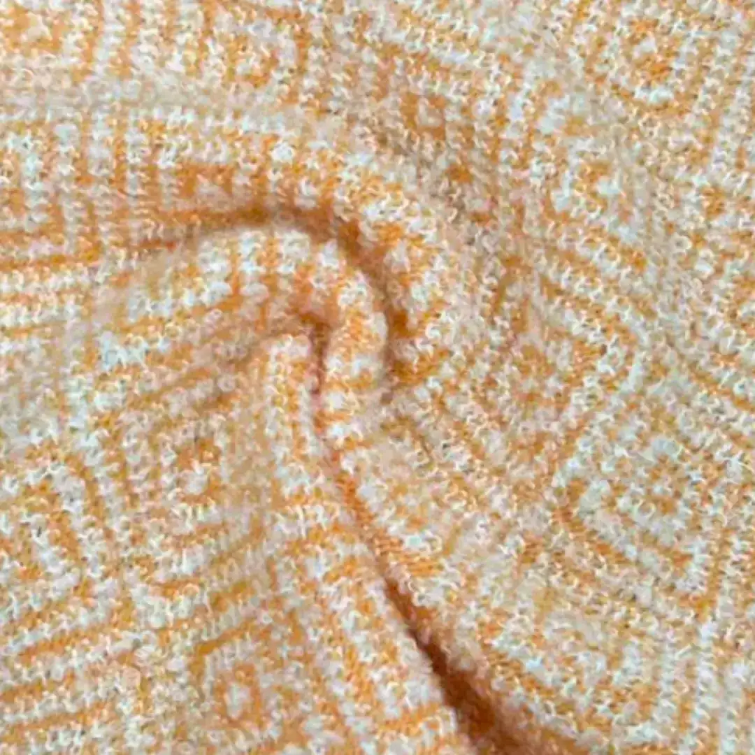 China Yarn for Open Cardigan (Sweater),Half-Zipper Cardigan (Sweater),Round Neck Pullover (Sweater) Boucle Yarn Fancy Yarn Acrylic Orange color buy from China wholesaler bulk order at wholesale price free worldwide shipping Alibaba