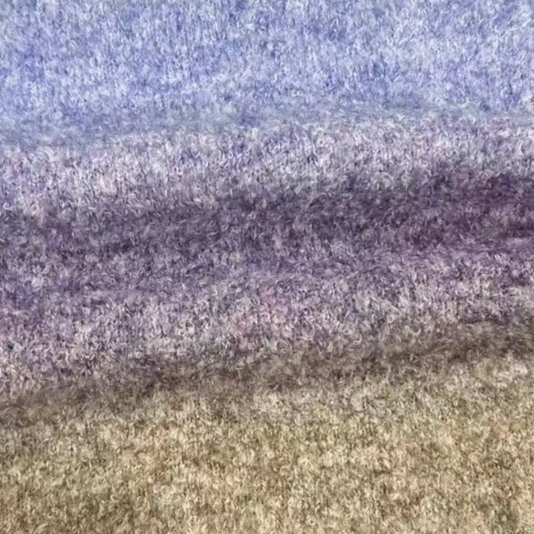 China Yarn for U-Neck Cardigan (Sweater),Kids V-Neck Cardigan (Sweater),V-Neck Button Up Cardigan (Sweater) Boucle Yarn Fancy Yarn Wool Acrylic Recycled Polyester Spandex Gradient color color buy from China wholesaler bulk order at wholesale price free worldwide shipping Alibaba