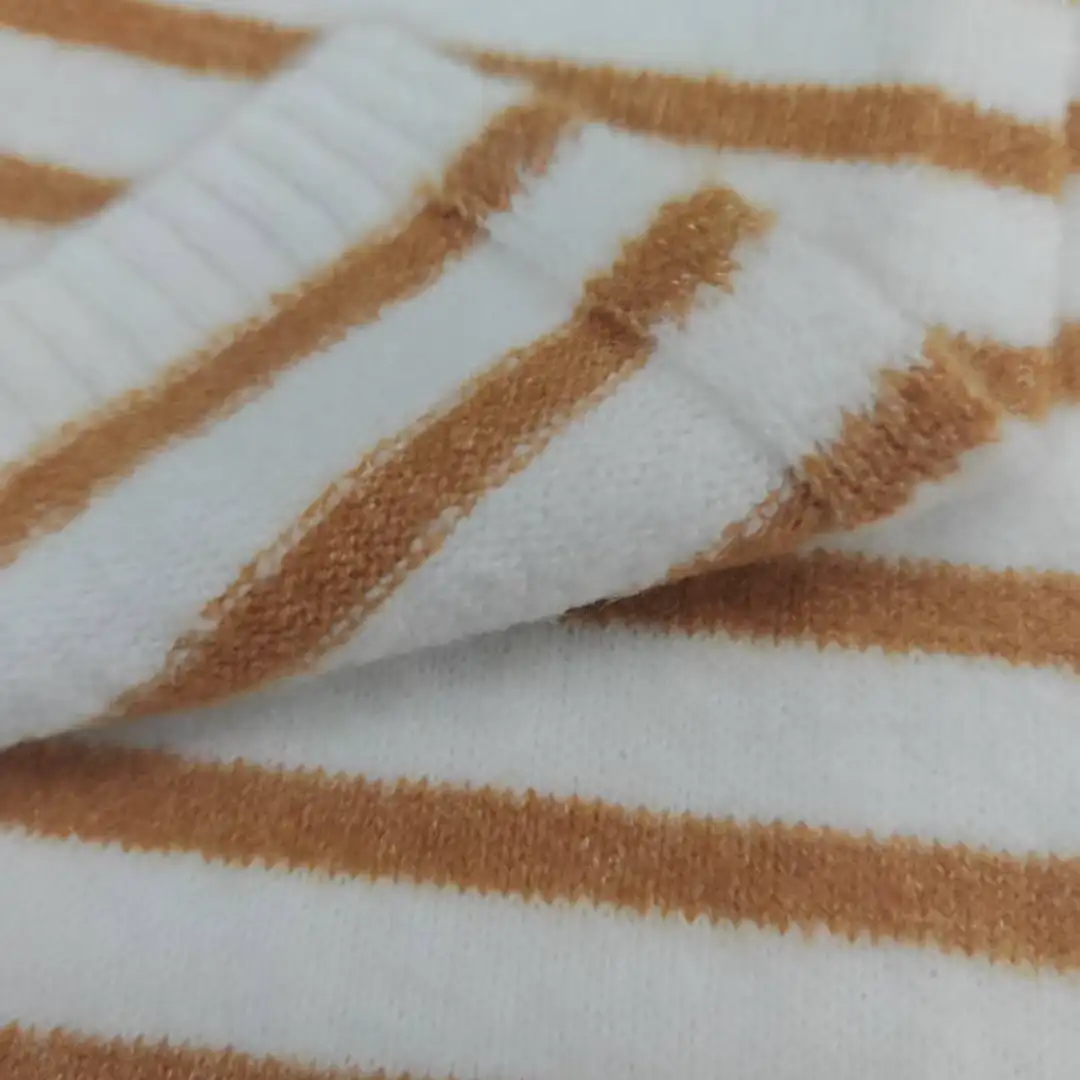 China Yarn for Hoodie,Open Cardigan (Sweater),Round Neck Pullover (Sweater),Crop Top Pullover (Sweater) Mossy Yarn Fancy Yarn Recycled Polyester Polyester Acrylic Wool Spandex white and brown color buy from China wholesaler bulk order at wholesale price free worldwide shipping Alibaba