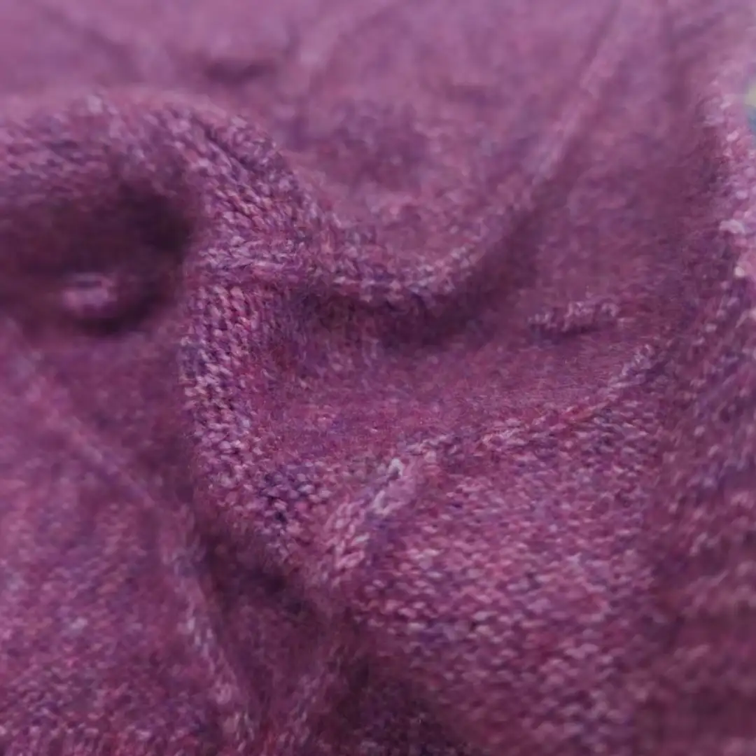China Yarn for Open Cardigan (Sweater),Full-Zipper Cardigan (Sweater),Half-Zipper Cardigan (Sweater) Mossy Yarn Fancy Yarn Recycled Polyester Polyester Wool Spandex purple color buy from China wholesaler bulk order at wholesale price free worldwide shipping Alibaba