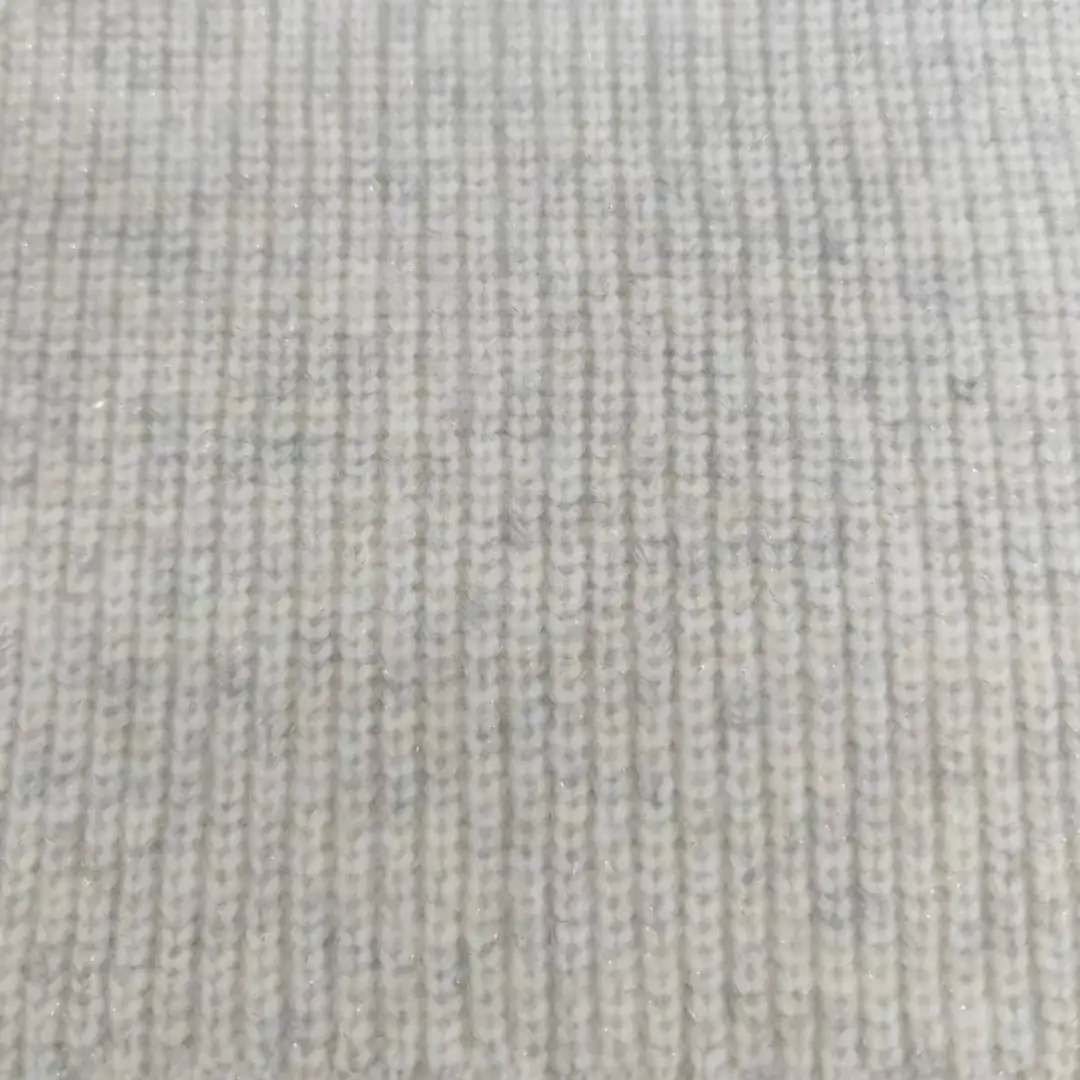 China Yarn for Open Cardigan (Sweater),Full-Zipper Cardigan (Sweater),Half-Zipper Cardigan (Sweater) Mossy Yarn Fancy Yarn Recycled Polyester Lurex Gray color buy from China wholesaler bulk order at wholesale price free worldwide shipping Alibaba