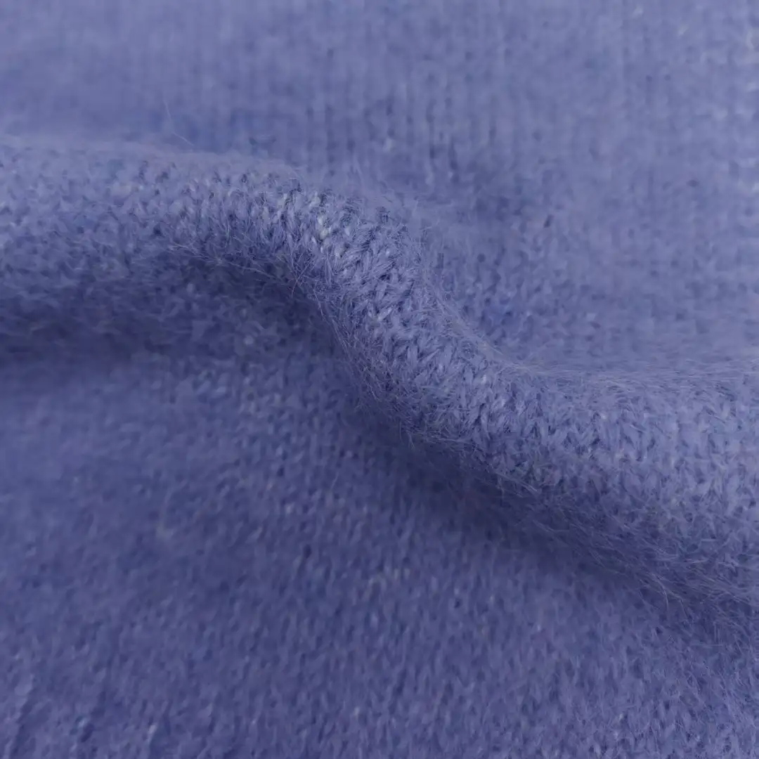 China Yarn for Open Cardigan (Sweater),Full-Zipper Cardigan (Sweater),Half-Zipper Cardigan (Sweater),Shirt Half Sleeve Zipper (Sweater) Mossy Yarn Fancy Yarn Recycled Polyester Nylon Wool Spandex purple color buy from China wholesaler bulk order at wholesale price free worldwide shipping Alibaba