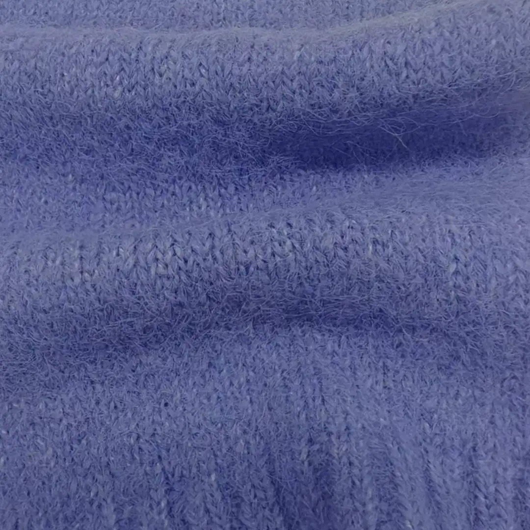 China Yarn for Open Cardigan (Sweater),Full-Zipper Cardigan (Sweater),Half-Zipper Cardigan (Sweater),Shirt Half Sleeve Zipper (Sweater) Mossy Yarn Fancy Yarn Recycled Polyester Nylon Wool Spandex purple color buy from China wholesaler bulk order at wholesale price free worldwide shipping Alibaba