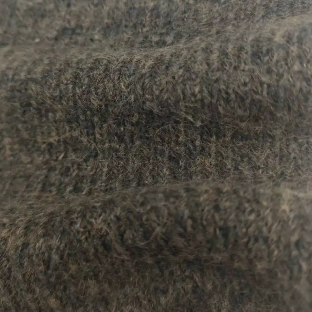 China Yarn for Open Cardigan (Sweater),Full-Zipper Cardigan (Sweater),Half-Zipper Cardigan (Sweater),Shirt Long Sleeve Button (Sweater) Mossy Yarn Fancy Yarn Acrylic Nylon Wool brown green color buy from China wholesaler bulk order at wholesale price free worldwide shipping Alibaba