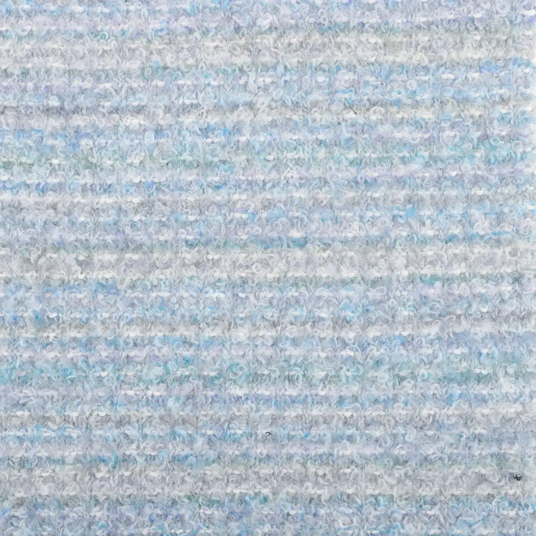 China Yarn for Half-Zipper Cardigan (Sweater),Shirt Long Sleeve Button (Sweater),Shirt Long Sleeve Zipper (Sweater),Shirt Half Sleeve Button (Sweater),Shirt Half Sleeve Zipper (Sweater) Boucle Yarn Fancy Yarn Recycled Polyester Polyester Wool Spandex BLUE MELANGE color buy from China wholesaler bulk order at wholesale price free worldwide shipping Alibaba