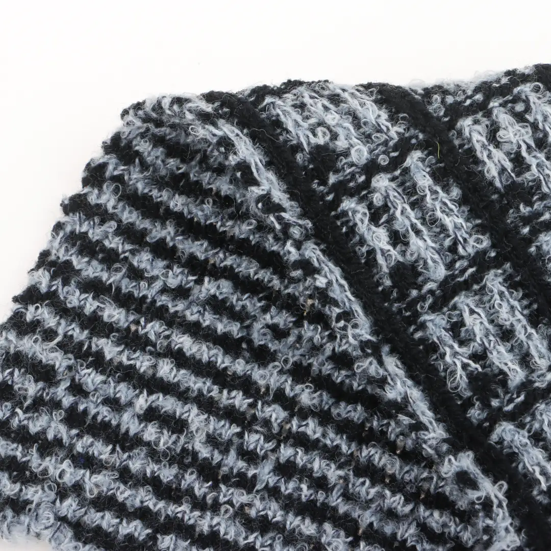 China Yarn for Shirt Long Sleeve Zipper (Sweater),Shirt Half Sleeve Button (Sweater),Shirt Half Sleeve Zipper (Sweater),Knitted Jacket (Sweater),Round Neck Pullover (Sweater) Boucle Yarn Fancy Yarn Polyester white black color buy from China wholesaler bulk order at wholesale price free worldwide shipping Alibaba