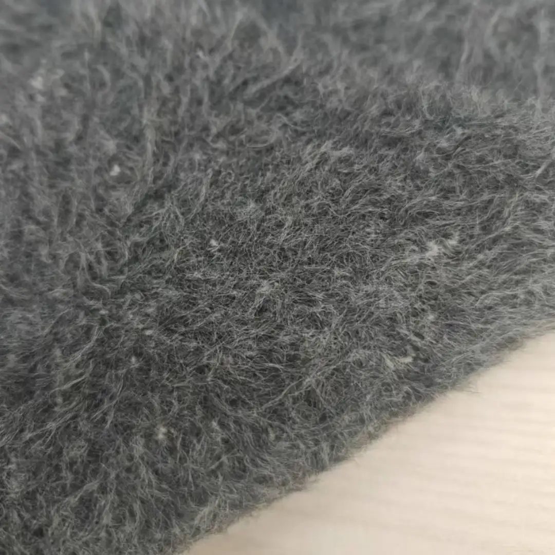 China Yarn for Open Cardigan (Sweater),Full-Zipper Cardigan (Sweater),Half-Zipper Cardigan (Sweater) Cat Feather Yarn Fancy Yarn Polyester Gray color buy from China wholesaler bulk order at wholesale price free worldwide shipping Alibaba