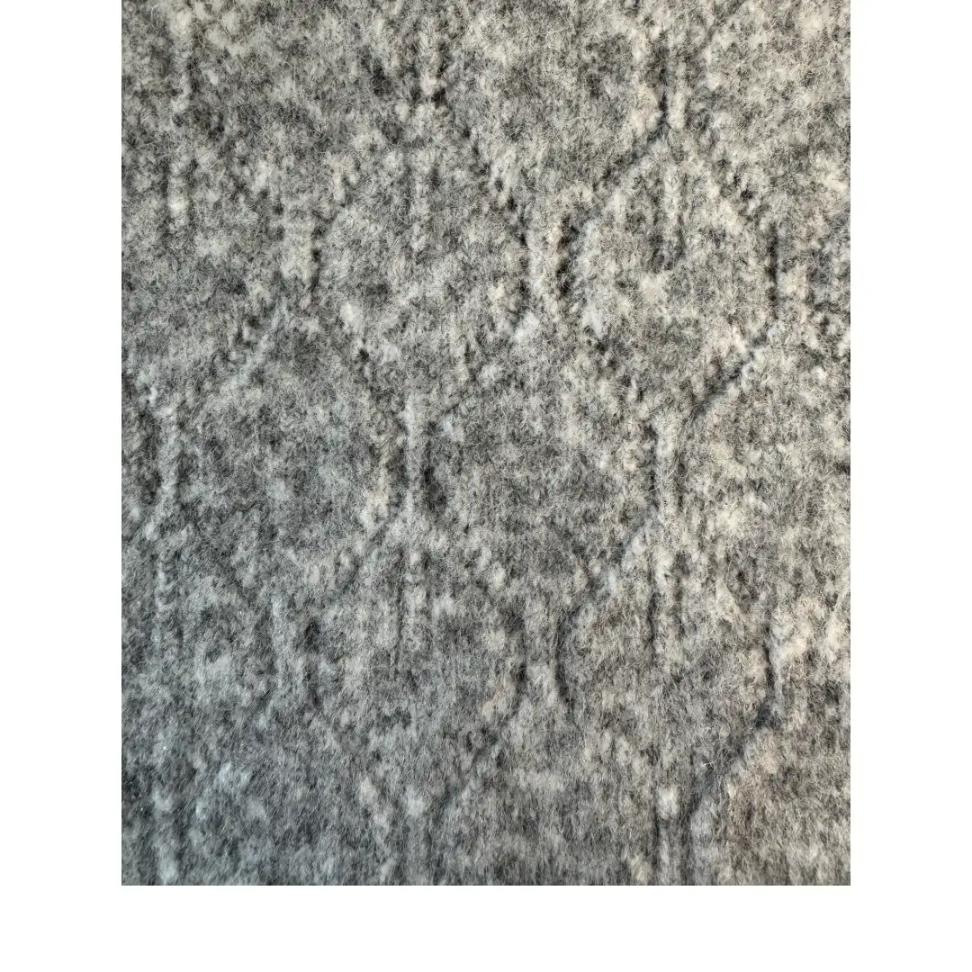 China Yarn for Half-Zipper Cardigan (Sweater),Shirt Half Sleeve Zipper (Sweater),Round Neck Pullover (Sweater),Crop Top Pullover (Sweater),Short Sleeve Cardigan and Mini Skirt Set (Sweater) Mossy Yarn Fancy Yarn Recycled Polyester Acrylic Nylon Elastane Light Grey color buy from China wholesaler bulk order at wholesale price free worldwide shipping Alibaba