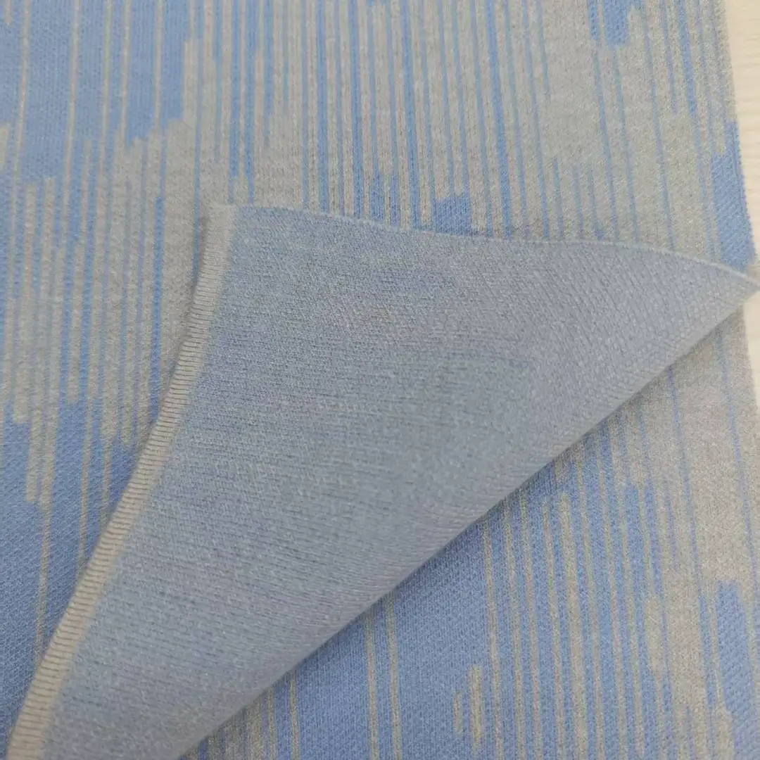 China Yarn for Hoodie,Open Cardigan (Sweater),Half-Zipper Cardigan (Sweater) Core Spun Yarn Regular Yarn Viscose PBT Blue grey color buy from China wholesaler bulk order at wholesale price free worldwide shipping Alibaba