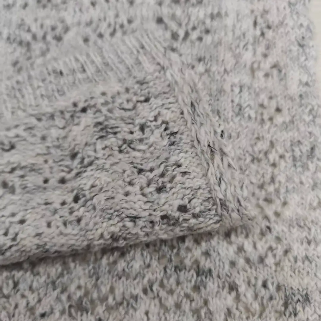 China Yarn for Hoodie,Open Cardigan (Sweater),Full-Zipper Cardigan (Sweater),Round Neck Pullover (Sweater) Slub Yarn Fancy Yarn BCI Cotton Recycled Polyester Linen flower grey color buy from China wholesaler bulk order at wholesale price free worldwide shipping Alibaba