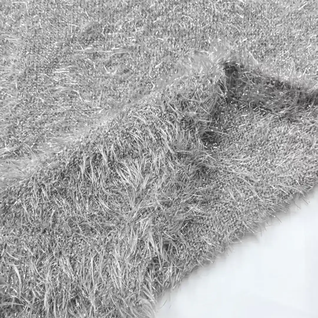 China Yarn for Half-Zipper Cardigan (Sweater),Knitted Jacket (Sweater),Round Neck Pullover (Sweater),Women's Pants (Sweater) Feather Yarn Fancy Yarn Nylon Lurex Grey color buy from China wholesaler bulk order at wholesale price free worldwide shipping Alibaba