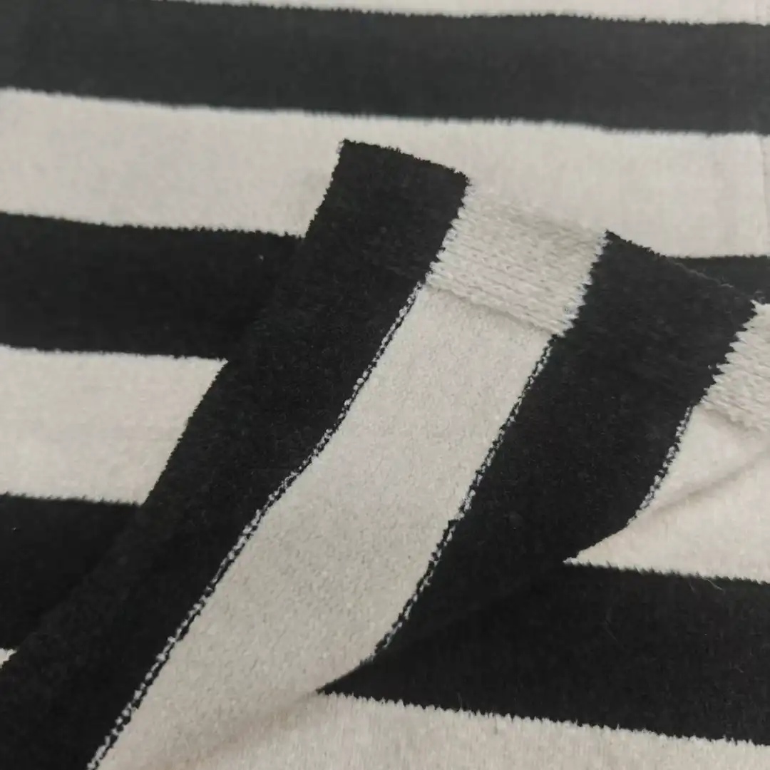 China Yarn for Open Cardigan (Sweater),Full-Zipper Cardigan (Sweater),Shirt Half Sleeve Zipper (Sweater),Polo T-shirt (Sweater),Tie-Front Top (Sweater) Shiny Chenille Fancy Yarn Polyester white and black color buy from China wholesaler bulk order at wholesale price free worldwide shipping Alibaba