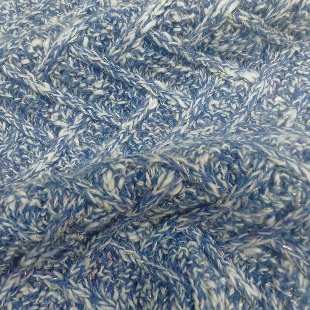 China Yarn for Open Cardigan (Sweater),Full-Zipper Cardigan (Sweater),Half-Zipper Cardigan (Sweater) Lurex Lurex Cotton Acrylic Lurex blue color buy from China wholesaler bulk order at wholesale price free worldwide shipping Alibaba