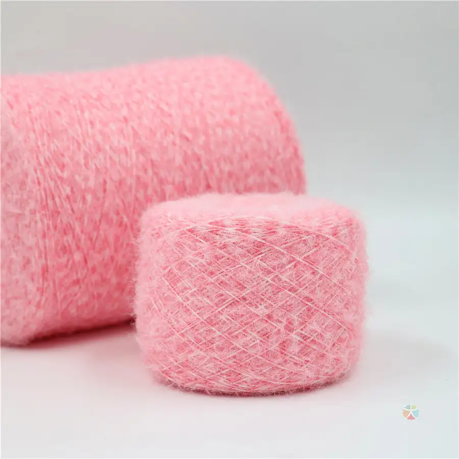 China Yarn for Ladies Vest (Sweater),Men’s Vest (Sweater),Open Cardigan (Sweater),Full-Zipper Cardigan (Sweater),Half-Zipper Cardigan (Sweater) Mossy Yarn Fancy Yarn Polyester Nylon 24 color buy from China wholesaler bulk order at wholesale price free worldwide shipping Alibaba