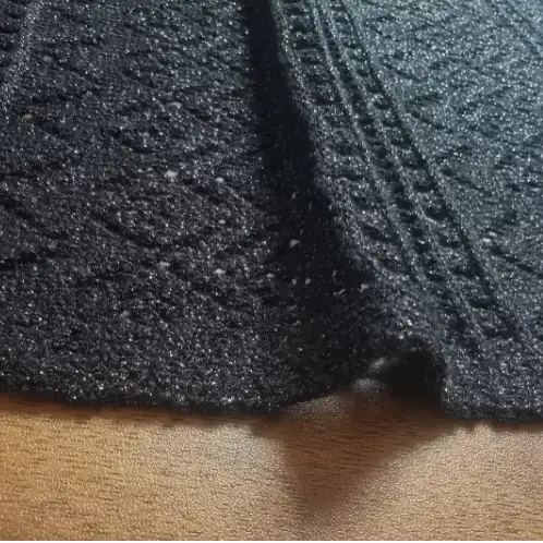 China Yarn for Open Cardigan (Sweater) Lurex Lurex Rayon Lurex 黑色 color buy from China wholesaler bulk order at wholesale price free worldwide shipping Alibaba