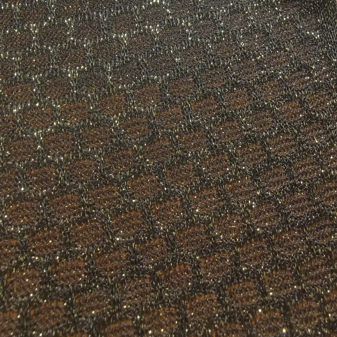 China Yarn for Open Cardigan (Sweater) Lurex Lurex Polyester Lurex 绿金 color buy from China wholesaler bulk order at wholesale price free worldwide shipping Alibaba