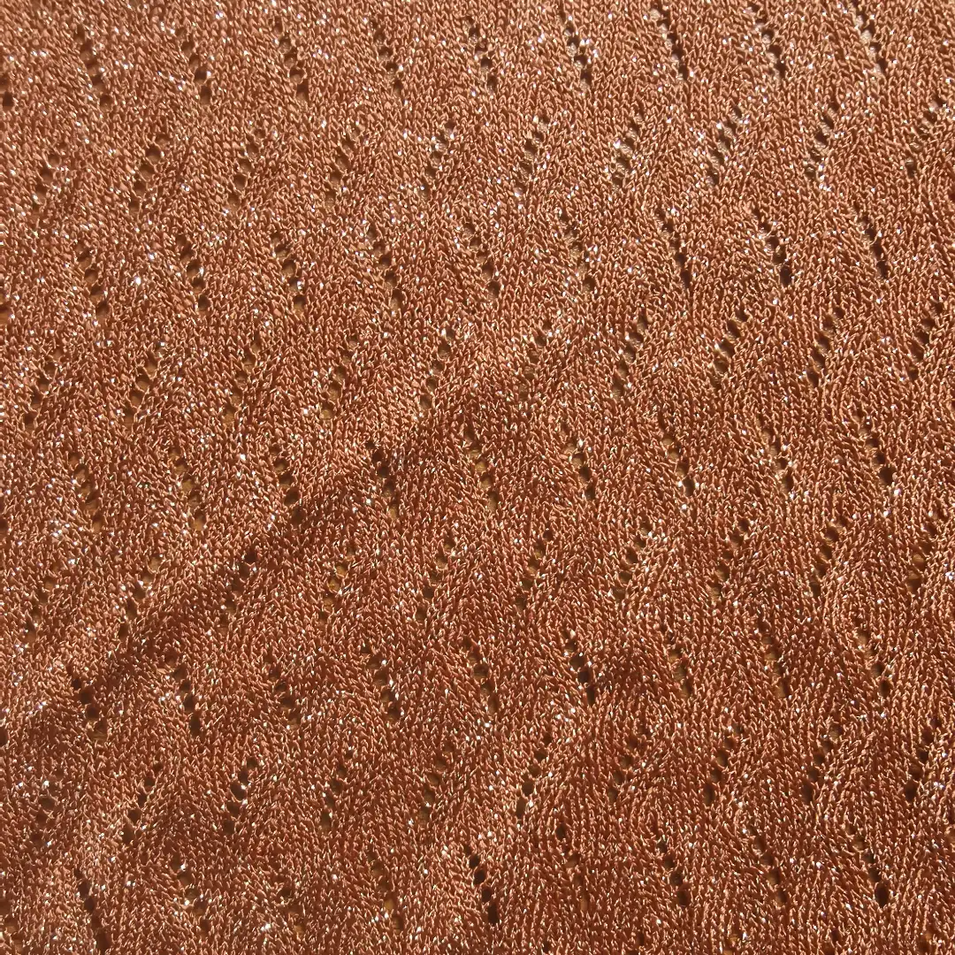 China Yarn for Open Cardigan (Sweater) Lurex Lurex Viscose Lurex 深棕色 color buy from China wholesaler bulk order at wholesale price free worldwide shipping Alibaba