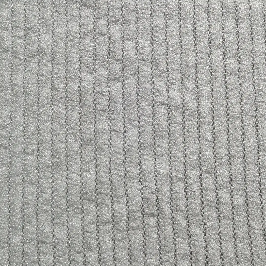 China Yarn for Open Cardigan (Sweater) Lurex Lurex Rayon Nylon Lurex 灰银 color buy from China wholesaler bulk order at wholesale price free worldwide shipping Alibaba