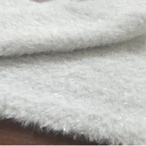 China Yarn for Open Cardigan (Sweater) Lurex Lurex Nylon Lurex 银白色 color buy from China wholesaler bulk order at wholesale price free worldwide shipping Alibaba