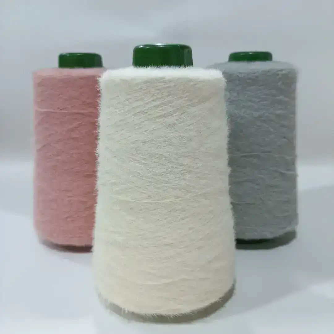 China Yarn for Open Cardigan (Sweater),Round Neck Pullover (Sweater),T-shirt (Sweater),Dresses (Cardigan Open) (Sweater),Dresses (Cardigan Button) (Sweater),Dresses (Pullover) (Sweater),Women's Pants (Sweater),Skirt (Sweater) Cat Feather Yarn Fancy Yarn Nylon 粉、白、灰 color buy from China wholesaler bulk order at wholesale price free worldwide shipping Alibaba