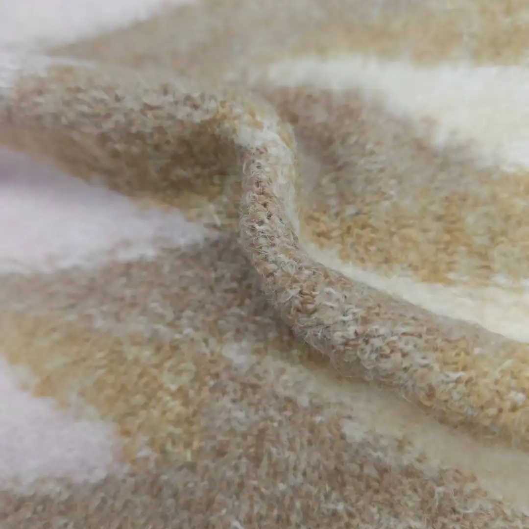 China Yarn for Open Cardigan (Sweater),Half-Zipper Cardigan (Sweater),Crew Neck Pullover (Sweater),Kids Crew-Neck Cardigan (Sweater) Boucle Yarn Fancy Yarn Nylon Acrylic Wool Spandex Beige, brown, pink color buy from China wholesaler bulk order at wholesale price free worldwide shipping Alibaba