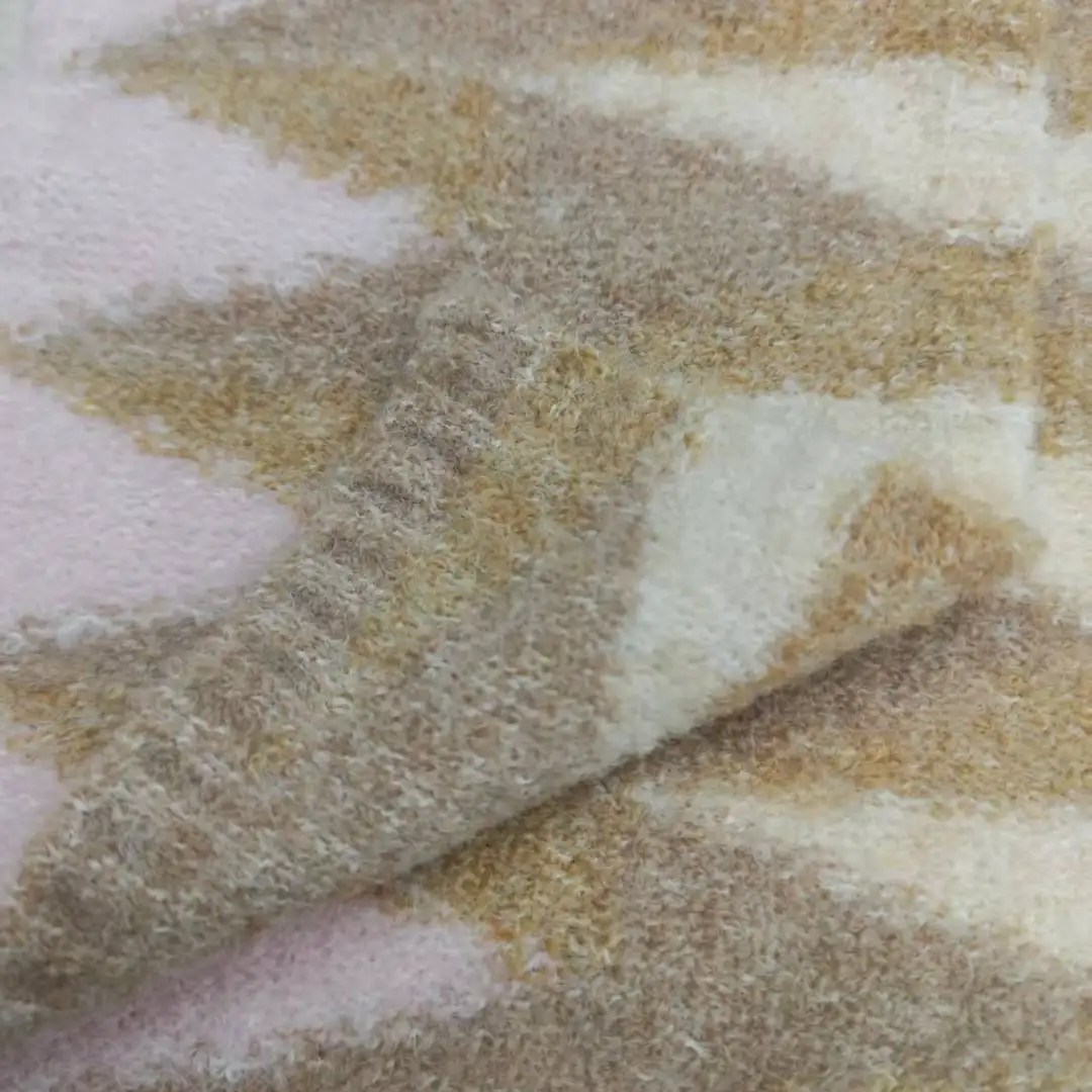 China Yarn for Open Cardigan (Sweater),Half-Zipper Cardigan (Sweater),Crew Neck Pullover (Sweater),Kids Crew-Neck Cardigan (Sweater) Boucle Yarn Fancy Yarn Nylon Acrylic Wool Spandex Beige, brown, pink color buy from China wholesaler bulk order at wholesale price free worldwide shipping Alibaba