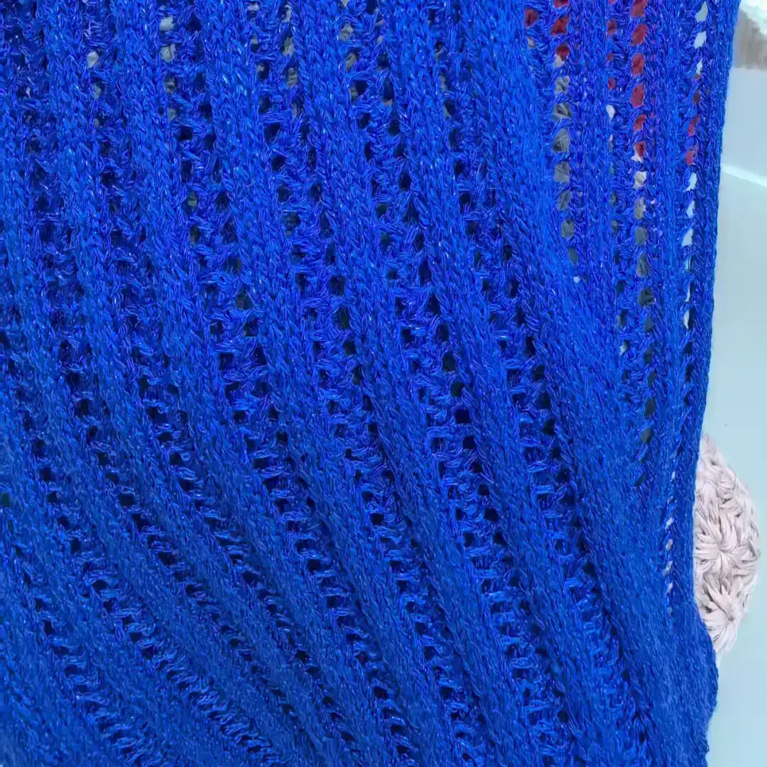 China Yarn for Knitted Jacket (Sweater),Round Neck Pullover (Sweater),T-shirt (Sweater),Hoodie  (Sweater) Tubular Tape Yarn Fancy Yarn Viscose Polyester Blue，Black color buy from China wholesaler bulk order at wholesale price free worldwide shipping Alibaba