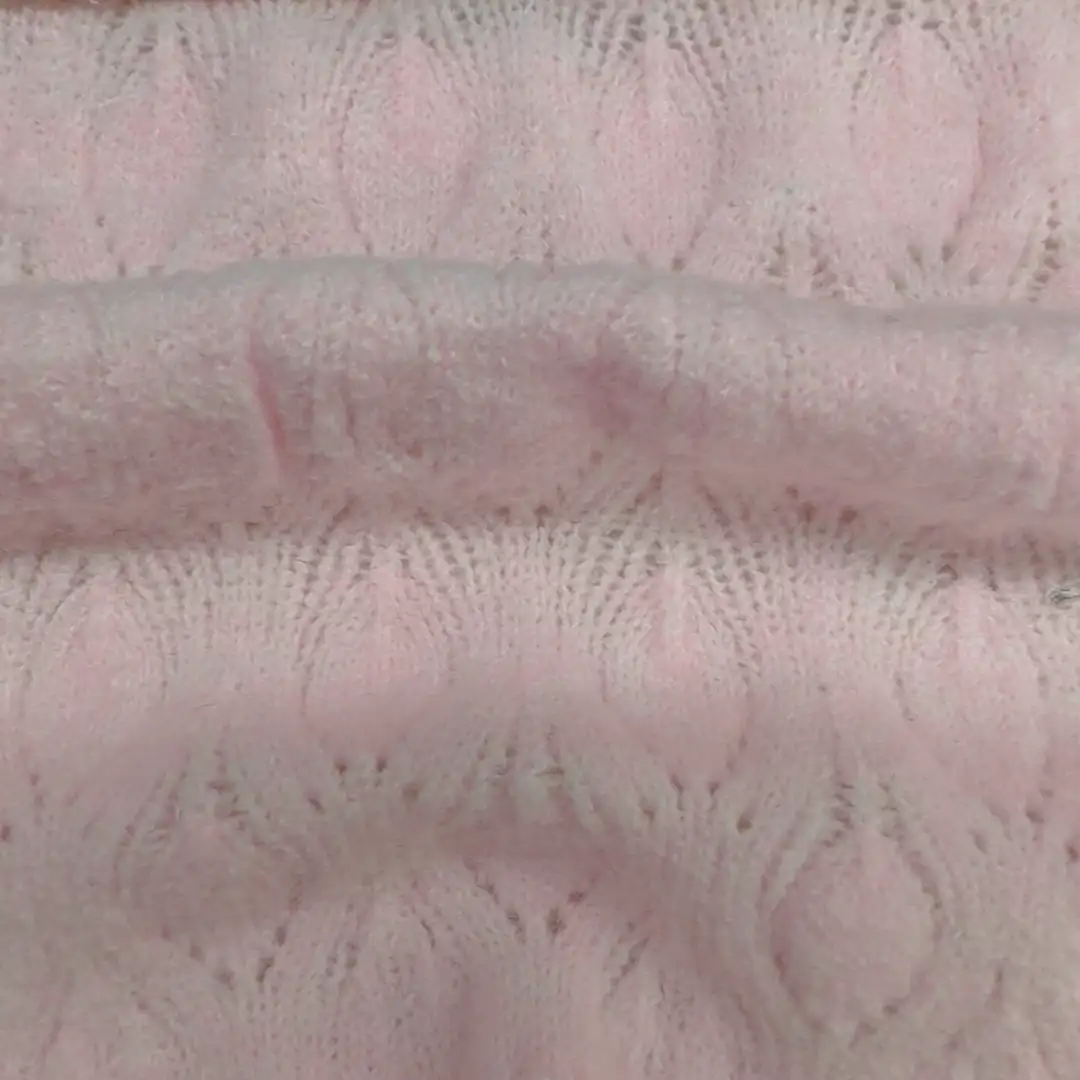 China Yarn for Crop Top,Hoodie,Full-Zipper Cardigan (Sweater),Half-Zipper Cardigan (Sweater) Mossy Yarn Fancy Yarn Recycled Polyester Wool Spandex Pink color buy from China wholesaler bulk order at wholesale price free worldwide shipping Alibaba