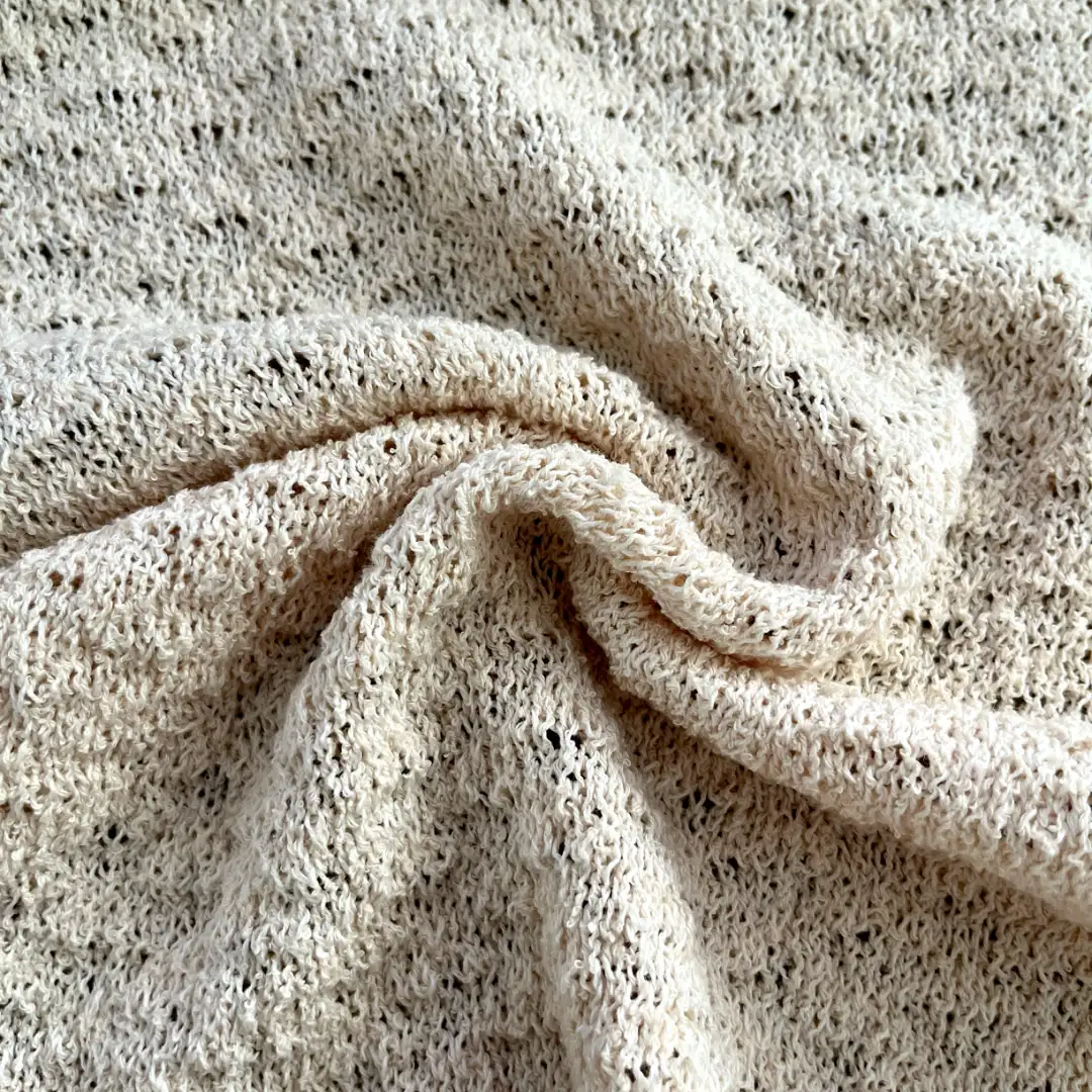 China Yarn for Tank Top,Crop Top,Ladies Vest (Sweater),Dresses (Cardigan Open) (Sweater) Boucle Yarn Fancy Yarn Cotton Polyester Flax 米色 color buy from China wholesaler bulk order at wholesale price free worldwide shipping Alibaba