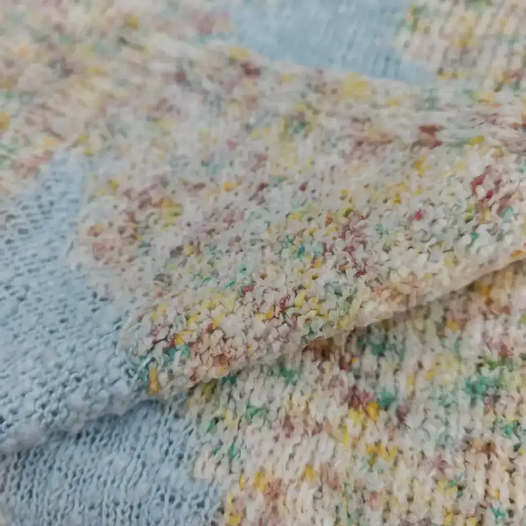 China Yarn for Shirt Long Sleeve Button (Sweater),Knitted Jacket (Sweater),T-shirt (Sweater) Knot Yarn Fancy Yarn Cotton multicolor color buy from China wholesaler bulk order at wholesale price free worldwide shipping Alibaba