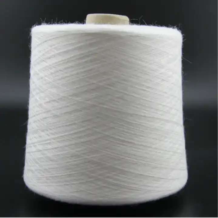 China Yarn for Tank Top,Skirt,Hoodie,Pajamas,Ladies Vest (Sweater),Men’s Vest (Sweater),Knitted Jacket (Sweater),Round Neck Pullover (Sweater),Crop Top Pullover (Sweater),T-shirt (Sweater),Polo T-shirt (Sweater),Hoodie  (Sweater),Dresses (Pullover) (Sweater) Raw Core Spun Yarn Raw Yarn Recycled Polyester Viscose 白胚 color buy from China wholesaler bulk order at wholesale price free worldwide shipping Alibaba