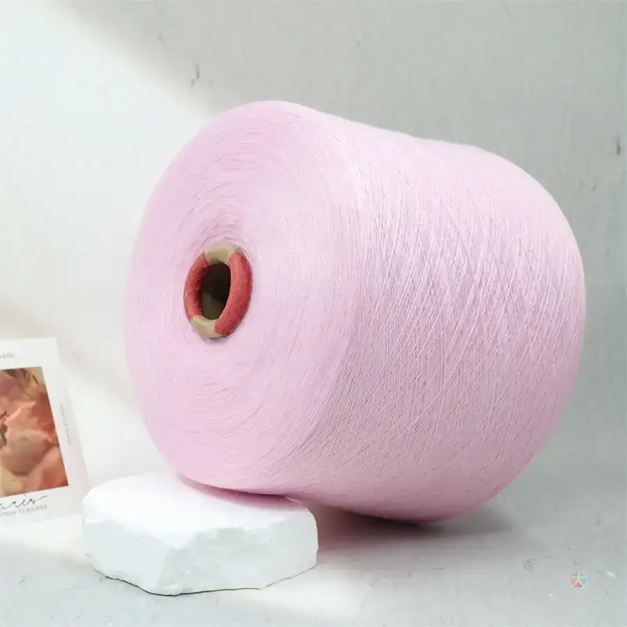 China Yarn for Tank Top,Skirt,Hoodie,Pajamas,Ladies Vest (Sweater),Men’s Vest (Sweater),Knitted Jacket (Sweater),Round Neck Pullover (Sweater),Crop Top Pullover (Sweater),T-shirt (Sweater),Polo T-shirt (Sweater),Hoodie  (Sweater),Dresses (Pullover) (Sweater) Core Spun Yarn Regular Yarn Recycled Polyester Polyester Polyamide 色卡颜色 color buy from China wholesaler bulk order at wholesale price free worldwide shipping Alibaba