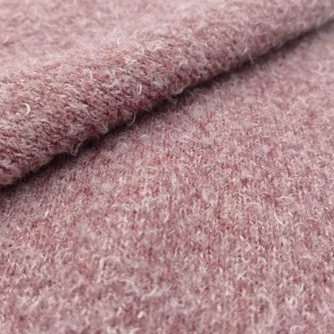 China Yarn for Hoodie,Open Cardigan (Sweater),Round Neck Pullover (Sweater),Crop Top Pullover (Sweater) Feather Yarn Fancy Yarn Polyester Nylon Dusty Pink color buy from China wholesaler bulk order at wholesale price free worldwide shipping Alibaba
