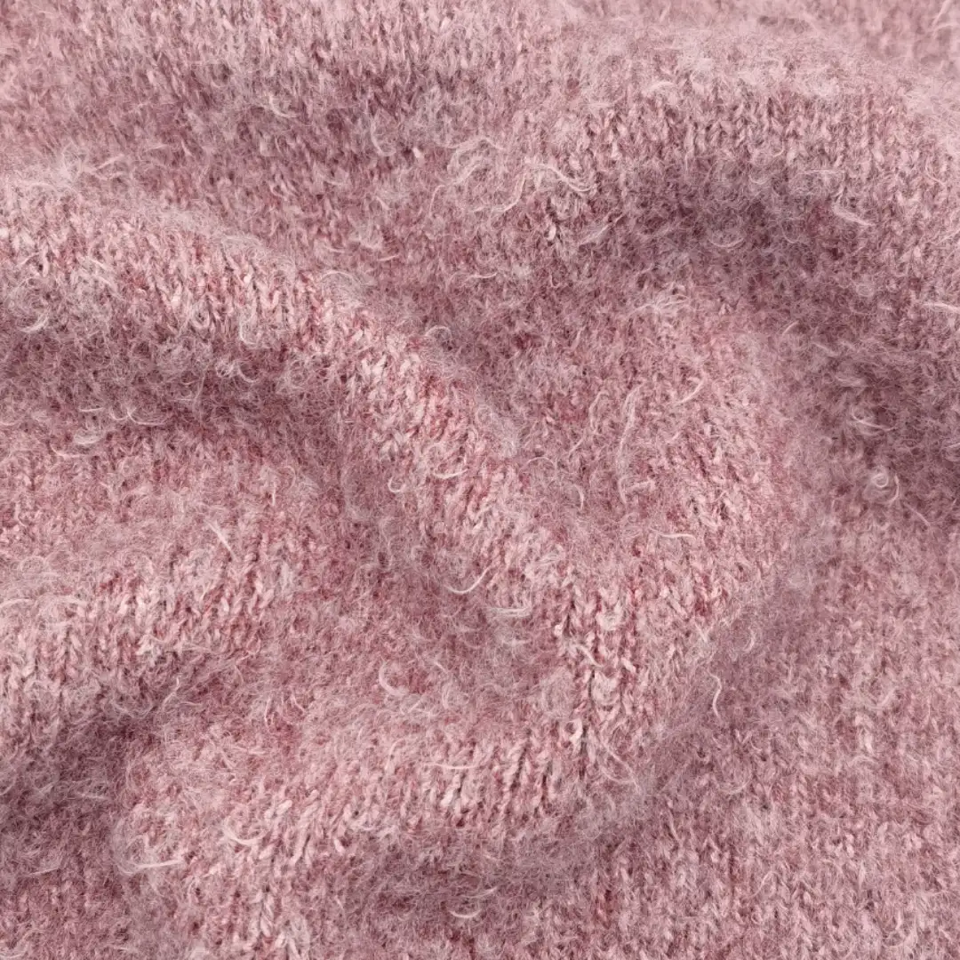 China Yarn for Hoodie,Open Cardigan (Sweater),Round Neck Pullover (Sweater),Crop Top Pullover (Sweater) Feather Yarn Fancy Yarn Polyester Nylon Dusty Pink color buy from China wholesaler bulk order at wholesale price free worldwide shipping Alibaba