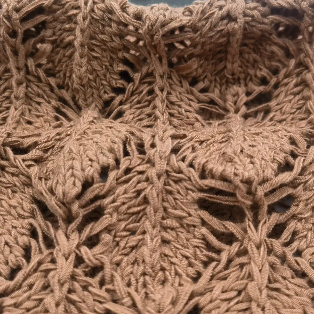 China Yarn for Ladies Vest (Sweater),Men’s Vest (Sweater),Hoodie  (Sweater) Ladder Yarn Fancy Yarn Cotton Nylon Brown color buy from China wholesaler bulk order at wholesale price free worldwide shipping Alibaba