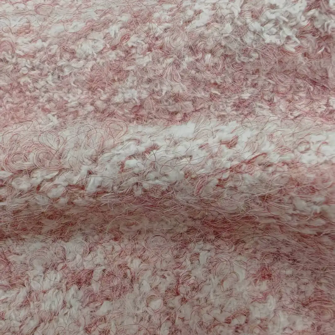 China Yarn for Hoodie,Open Cardigan (Sweater),Half-Zipper Cardigan (Sweater) Mossy Yarn Fancy Yarn Polyester Nylon Wool light pink color buy from China wholesaler bulk order at wholesale price free worldwide shipping Alibaba